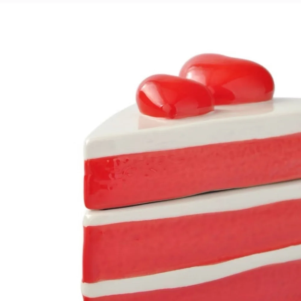Target Valentine’s Day Pink Cake Slice Ceramic Trinkets Box